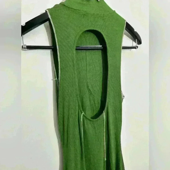 Urban Outfitters Deja Seamed Green Mini Dress Stretchy Size Small  NWOT - Picture 5 of 8